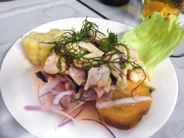 Ceviche for lunch