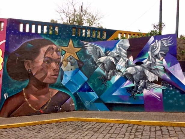 Artwork in Barranco, Peru